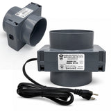 RF Series Radon Mitigation Booster Fan for 4-Inch PVC Systems