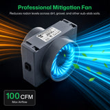 RF Series Radon Mitigation Booster Fan for 4-Inch PVC Systems